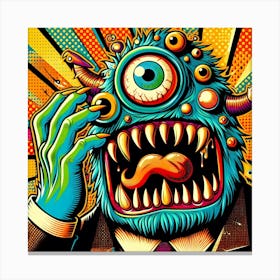 Pop Monster 1 Canvas Print