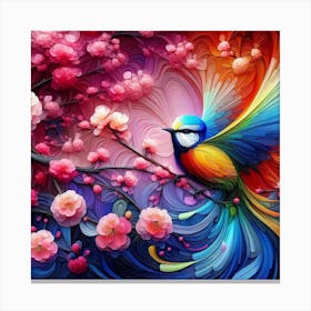 Colorful Bird 5 Canvas Print