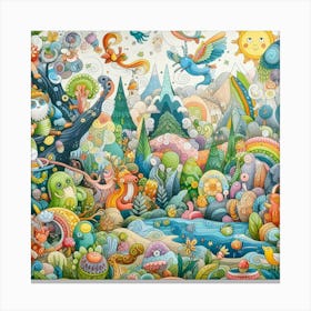 Jigsaw Puzzle 2 Canvas Print