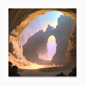 emerge into the light Canvas Print