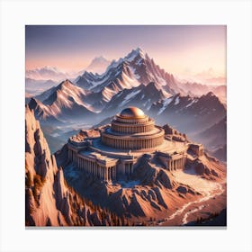 Temple Of The Gods Canvas Print