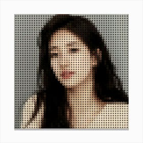 Bae Suzy In Style Dots Canvas Print