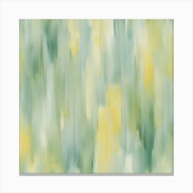 Abstract Yellow And Green Canvas Print