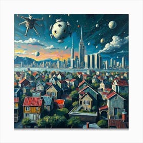 Cityscape 9 Canvas Print