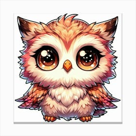 Cute Owl 4 Canvas Print