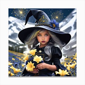 Little Witch Canvas Print