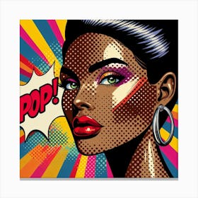 Kemi Pop Art Canvas Print