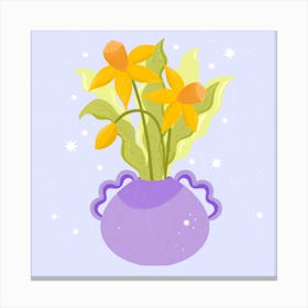 A Bloom Of Daffodils Canvas Print