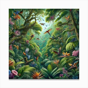 Tropical Jungle 1 Canvas Print