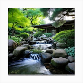 Japanese Garden 1 Canvas Print