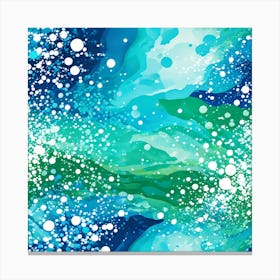 Abstract Watercolor Painting Canvas Print