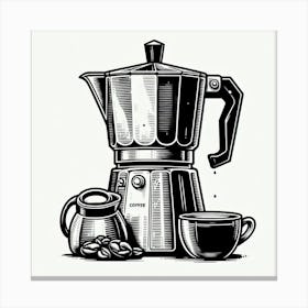 Coffee Maker 1 Canvas Print