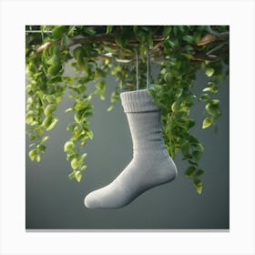 Sock Hanger Canvas Print