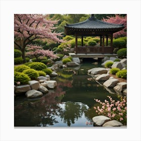 Asian Garden Canvas Print