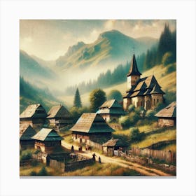 Echoes Of Old Romania Canvas Print