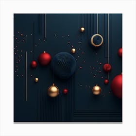 Christmass Abstract 005 1 Canvas Print