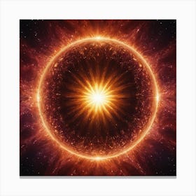 Sun Ring Canvas Print