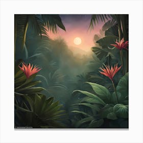 Tropical Jungle Canvas Print