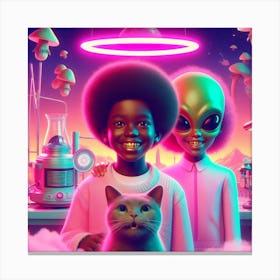 Aliens Canvas Print