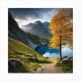 Autumn In The Mountains 47 Canvas Print