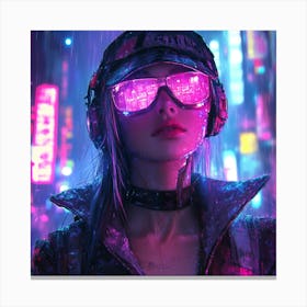 Cyberpunk Art Canvas Print