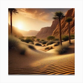 Desert Landscape 10 Canvas Print