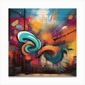 Street Art 1 Canvas Print