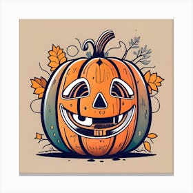 Halloween Pumpkin 2 Canvas Print