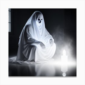 Ghost In The Dark Canvas Print