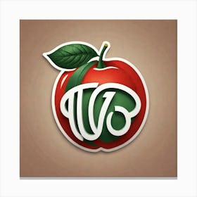 Apple Logo 4 Canvas Print