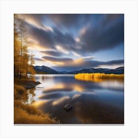 Autumn Lake 6 Canvas Print