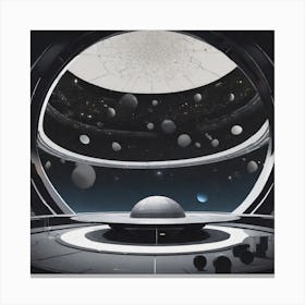 Futuristic Space Station 10 Canvas Print