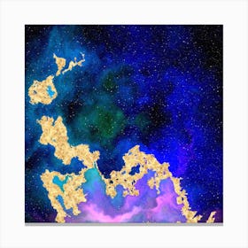 100 Nebulas in Space with Stars Abstract n.059 Canvas Print
