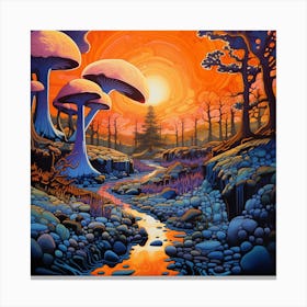 'Sunset Forest' Canvas Print