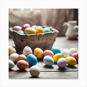 Easter Eggs Canvas Print