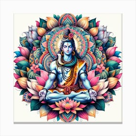 Lord Shiva 40 Canvas Print