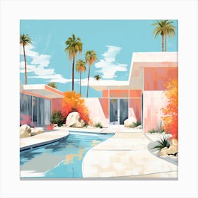 California House Canvas Print