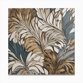 Abstract Floral Wall Art 1 Canvas Print