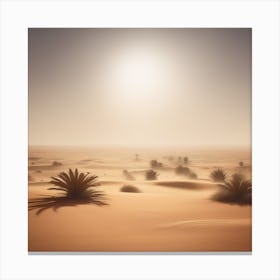 Desert Landscape - Desert Stock Videos & Royalty-Free Footage 18 Canvas Print