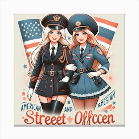 Street Officer Canvas Print