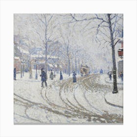 Winter'S Day In Paris Canvas Print