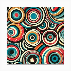 Abstract Circles 20 Canvas Print