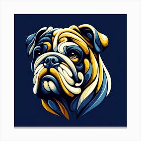 English Bulldog 04 Canvas Print