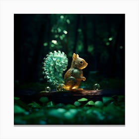 Glass Squirrel Canvas Print