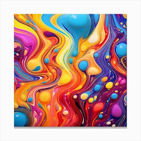 Abstract Abstract Painting 7 Canvas Print