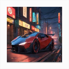 Lamborghini Canvas Print