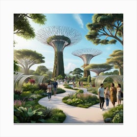 Gardens By The Bay 5 Canvas Print