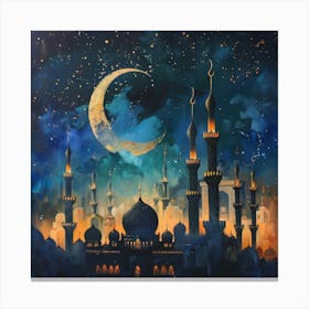 Ramadan Painting Canvas Print