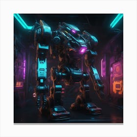 Futuristic Robot 87 Canvas Print