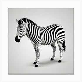 Zebra Canvas Print